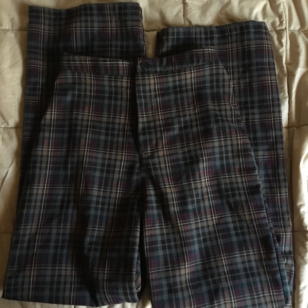 NWOT brandy Melville plaid pants